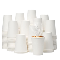 Gobelets à café jetables en papier avec couvercles et manchons, vente en gros, gobelets anti-fuite pour boissons chaudes avec manchon ondulé pour café