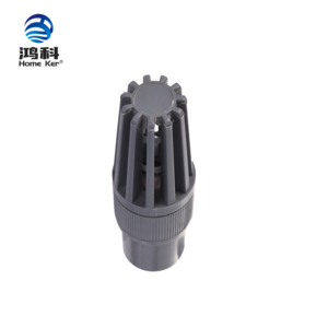 Vanne de fond en PVC <span class=keywords><strong>blanc</strong></span> gris HK HK-4001 pour pompe à eau, structure de commande manuelle avec vanne à anneau, taille du <span class=keywords><strong>port</strong></span> 1/2''-2'', garantie de 3 ans - Product Image 2