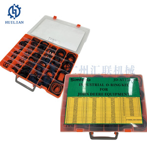 335pcs at130208 JD-AT130208 חלקי מכונות בנייה תיקון ערכת חלק חותם ערכת-o-טבעת עם 67 מידות - Product Image 1