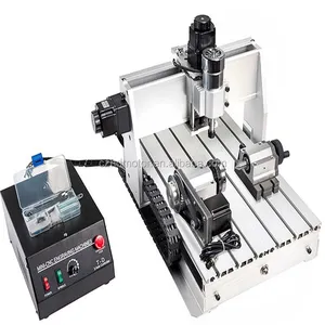 Máy Bào Gỗ CNC Để Bàn Mini 3D 3040T 4 Trục 1.5kw Dùng Để Khắc Gỗ Khắc Tự Làm