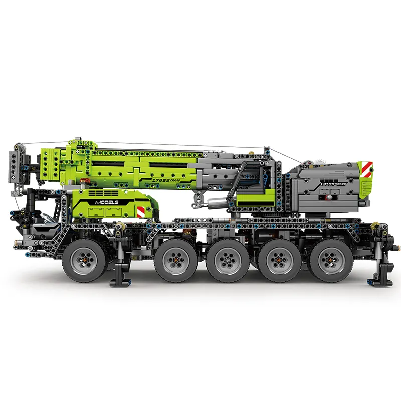 Ultimate 42009 Mould King 17035 bloc de construction pour enfants RC/ APP jouets haute technologie ingénierie moteur puissance Mobile Crane Mk II camion