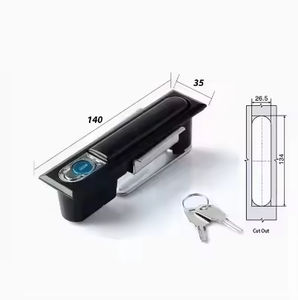 Cilindro de Cerradura MS818 de Repuesto, Cerradura de Leva de Aleación de Aluminio, Cerradura de un Solo Perno para Gabinete, Buzón, Caja de Herramientas, Cajón, Muebles - Product Image 1