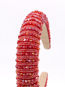 عصابة رأس مزينة بالخرز الملون من IFOND مع حشوة إسفنجية بلاستيكية مناسبة للحفلات والمطابقة مع الملابس اليومية - Product Image 2