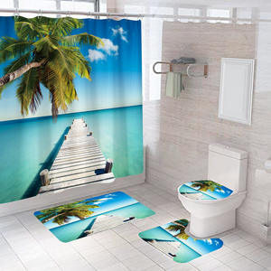 <span class=keywords><strong>Rideau</strong></span> <span class=keywords><strong>de</strong></span> salle <span class=keywords><strong>de</strong></span> bain moderne personnalisé imprimé en 3D paysage <span class=keywords><strong>de</strong></span> <span class=keywords><strong>bord</strong></span> <span class=keywords><strong>de</strong></span> <span class=keywords><strong>mer</strong></span> ensemble <span class=keywords><strong>rideau</strong></span> <span class=keywords><strong>de</strong></span> douche imperméable à l'impression numérique - Product Image 6