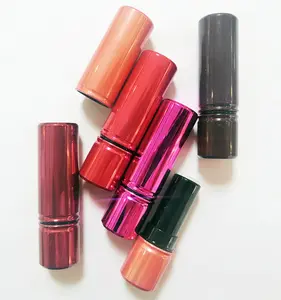 סיטונאי שפתון אריזות קוסמטיות מיכל צבעוני פלסטיק שפתון צינור