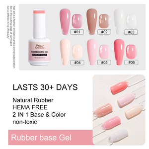 Miss Gooey Esmalte en Gel 2 en 1, <span class=keywords><strong>Base</strong></span> de Goma <span class=keywords><strong>UV</strong></span>/LED, 7 Colores, Sin HEMA, Gel <span class=keywords><strong>Base</strong></span> de Goma, Fabricante OEM/ODM, Esmalte de Uñas en Gel de 15ml - Product Image 3