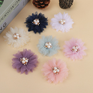 Fashion Brooches Flower Shape Imitation Pearl Women's <b>Wedding</b> DIY Jewelry <b>Accessories</b> - Product Image 1