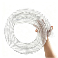Tuyau d'arrosage de jardin flexible en PVC renforcé de fil d'acier en spirale, haute pression, certifié CE, anti-corrosion, qualité alimentaire, 100 pieds, 2 pouces
