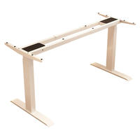 Cadre de bureau électrique réglable en hauteur avec contrôle de mémoire, table de bureau ergonomique moderne en métal