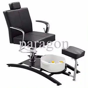 Factory Supplier Massage Pedicure Chair Foot Bath Chair With Foot Basin Beauty Salon Furniture Luxury Spa Pedicure Chair