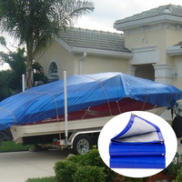 Bâche en PE imperméable et durable avec œillets renforcés, bâche poly robuste pour la couverture de camions à plateau et de transport de bois