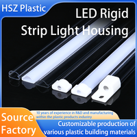 Étui rigide pour bandes LED : étanche, résistant à la chaleur, convient aux panneaux de 12 mm de large, idéal pour l'éclairage des armoires, des vitrines et des congélateurs
