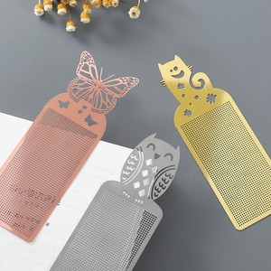 Marcapáginas de <span class=keywords><strong>punto</strong></span> de <span class=keywords><strong>cruz</strong></span> para manualidades, bordado de mariposa, búho, plateado y dorado, manualidades, Kit de <span class=keywords><strong>punto</strong></span> de <span class=keywords><strong>cruz</strong></span> - Product Image 4