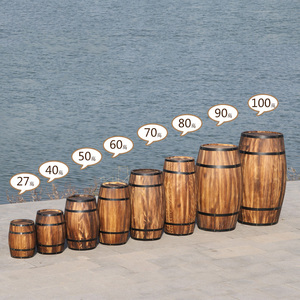 Thiết Kế Mới Lưu Trữ Gỗ Trang Trí Thùng Với Thép Không Gỉ Bán Buôn - Product Image 5