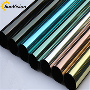 De plata de Plata 2 <span class=keywords><strong>espejo</strong></span> de <span class=keywords><strong>ventana</strong></span> de edificio de película reflectante precio al por mayor en casa de vidrio tintado película solar <span class=keywords><strong>papel</strong></span> de aislamiento - Product Image 6