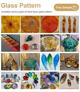 Lustre Artistique Moderne en Cristal, Pendentifs en <span class=keywords><strong>Verre</strong></span> Soufflé à la Main, Hauteur Réglable, Luminaire Suspendu <span class=keywords><strong>de</strong></span> Luxe pour Hall d'Hôtel - Product Image 5