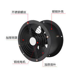 <b>High</b>-<b>Power</b> Industrial ExternalRotor Axial Flow <b>Fan</b> for Workshop Ventilation Smoke Exhaust Duct 50Hz Frequency 380V Voltage - Product Image 2