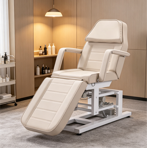 Lit de beauté électrique réglable, lit de spa inclinable avec appui-tête détachable, lit de beauté pour <span class=keywords><strong>salon</strong></span> et tatouage - Product Image 1