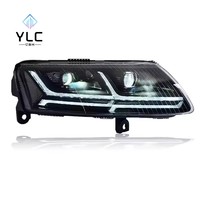 Phares de voiture pour Audi A6 Phare Projecteur Lentille 2004-2011 Signal Dynamique Phare A6 C6 LED Phares Drl Accessoire Automobile