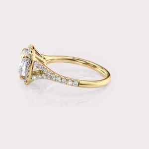 Anillo de Compromiso de Moissanita de la Mejor Calidad para Joyería Nupcial, Celebración de Bodas y Regalos, Disponible al Mejor Precio del Mercado - Product Image 2