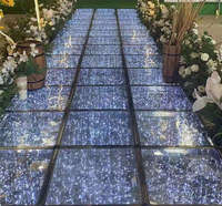 Pista de Baile LED Magnética Interactiva para Selfies, para Bodas y Fiestas, Juego Activo, Paneles LED para Piso, Lámpara Espejo, Pantalla LED para Pista de Baile