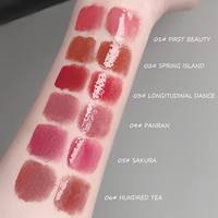 Vente en gros Rouge à lèvres liquide à deux têtes 6 couleurs Waterproof Vegan Lip Plumper Creamy Mineral Formula Volumizing Hydratant Shimmer