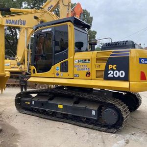 รถขุดตีนตะขาบ Komatsu PC200-8 มือสอง สภาพเหมือนใหม่ สำหรับงานก่อสร้าง ขาย - Product Image 1