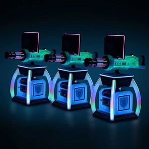 Kidsren's Rechargeable Gatling Gun Machine Commercial Square Scan Code Payment New Amusement Console Coin-Operated Games Console - Product Image 3