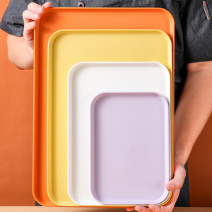 Nordic Style Serving <b>Tray</b> Colorful Plastic Large <b>Tea</b> <b>Tray</b> For Home And Commercial Use - Product Image 3