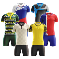 Maillot de football personnalisé par sublimation, ensemble uniforme de football pas cher pour hommes, tenue de sport pour jeunes garçons, kit maillot de football pour hommes WO-X2824