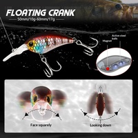 Leurre Artificiel Flottant Longue Portée pour Pêche en Mer et en Eau Douce, Type Minnow à Longue Queue, en Plastique Rigide, 10g 17g, pour Achigan et Pêche en Mer