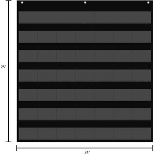 Calendrier de poche pour la salle de classe, calendrier mensuel et tableau météo noir pour l'apprentissage des élèves - Product Image 1