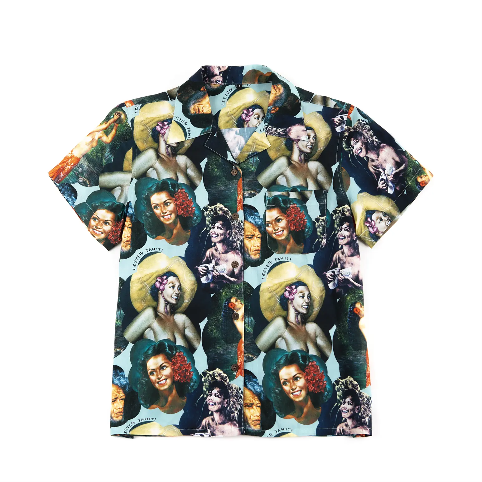 Wholesale Latest Design 100% Cotton Lapel Stylish Beach Hawaiian Shirts