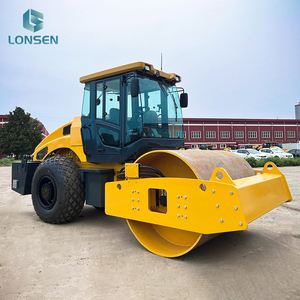 Rodillo Compactador de Carreteras de 14 Toneladas, Totalmente Hidráulico, de Tambor Único de Acero, con Doble Tracción y Motor Cummins 6BTA5.9-G2 - Product Image 1