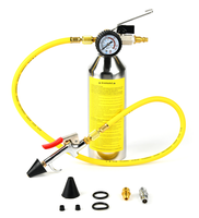 Outils de nettoyage à l'azote, Kit de chasse d'eau ca pour Tube de climatisation de voiture, Kit d'outils d'entretien de réservoir de rinçage