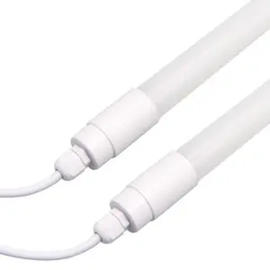 With PC Waterproof Safe Plastic Body IP65 Waterproof T8 Led Tube Light 4FT 18W