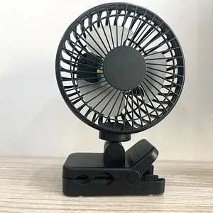 Luce di moda e portatile 5 pollici ventilatore da tavolo Mini ricaricabile ventilatore portatile con Clip 4 velocità del vento adatto per i regali