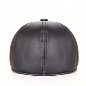 Gorra de Visera Henschel de Cuero PU con Diseño Ivy, Clásica a Cuadros, Bordado 3D, Impresión en Relieve, para Hombre, para las Cuatro Estaciones - Product Image 6