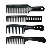 Peigne à cheveux antistatique professionnel en ABS, kit de peignes de coiffure pour hommes et femmes