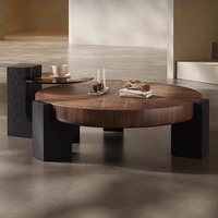 Table basse en bois massif de style italien, nordique, nouveau style chinois minimaliste pour petit appartement, salon, chambre à coucher