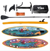 Nouveau Style personnalisé Fusion Stand-Up Paddle Planche de surf Double couche Paddle Board gonflable pour Touring Expérience de surf optimale