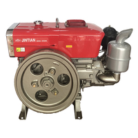 Vision ZS195 أسطوانة واحدة أفقية 4 stroke 13HP محرك ديزل مبرد بالماء