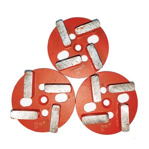 Discos de Diamante Abrasivos de 4 Pulgadas y 4 Segmentos para Pulir y Desbastar Pisos de <span class=keywords><strong>Concreto</strong></span> y Metal - Product Image 1