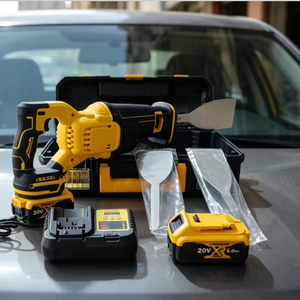 <span class=keywords><strong>Grattoir</strong></span> électrique pour l'élimination de l'adhésif des vitres de <span class=keywords><strong>pare</strong></span>-<span class=keywords><strong>brise</strong></span> à batterie lithium - Outil de remplacement et de réparation de vitres automobiles - Product Image 1