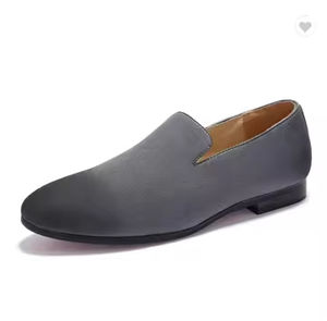 Chaussures de mariage pour hommes en cuir véritable britannique, grandes tailles, décontractées et habillées, à enfiler, légères, respirantes et résistantes à l'usure - Product Image 2