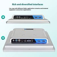 Nouveaux designs, écran tactile LCD industriel tout-en-un de 21,5 pouces, EMMC DDR3, machine de bureau murale, Android Quad Core