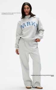 <span class=keywords><strong>Felpa</strong></span> Girocollo Personalizzabile da <span class=keywords><strong>Donna</strong></span>, Oltre 30 Colori, <span class=keywords><strong>Oversize</strong></span>, Stile Vintage, con Stampa Lettere College e Ricamo, Pullover Ampio Primaverile - Product Image 6