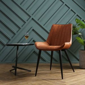 Silla de Comedor de Diseño Nórdico Negro <span class=keywords><strong>Italiano</strong></span> Moderno y Lujoso para Restaurante, Cocina, Comedor, Muebles para el Hogar, Sillas de Comedor de Cuero con Patas de Metal - Product Image 6