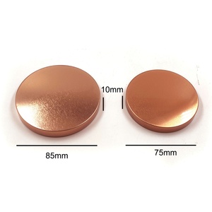 Couvercle de bougie en fer blanc rose doré 75MM 85MM, couvercle supérieur de luxe en métal pour pot à bougie, pour la décoration intérieure et la fabrication de bougies - Product Image 6