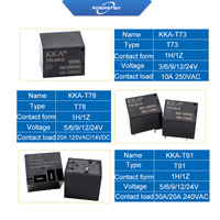 Relais électromagnétique de petite taille de la série T à usage général 3/5/6/9/12/24V pour appareils ménagers, cartes de circuits